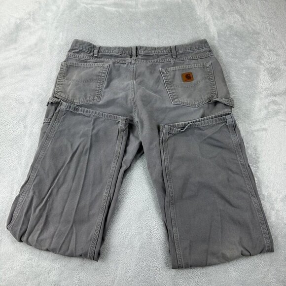 Carhartt Grey Loose Fit Denim Pants Men’s Size 40 x 34 - Picture 1 of 12